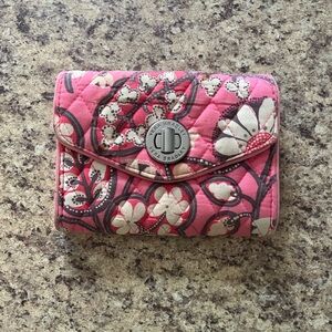 Vera Bradley Blush Pink (Spring 2016) Turn Lock Wallet